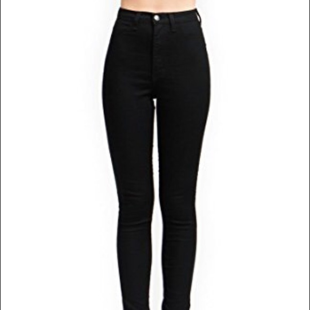 Black High Waisted Jeans